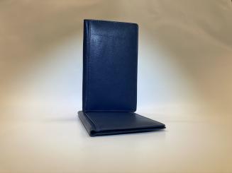 AKTION! Kalender Wechselsteckhülle Leder blau 