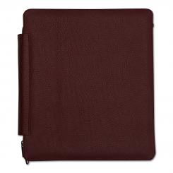 Großdruck-Bibelhülle  Leder Weinrot 