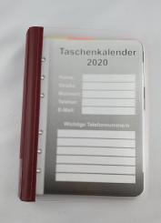 Kalender 2023 im Ringbuch Rot