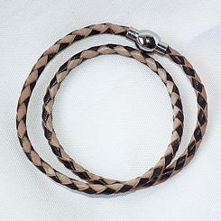 SONDERAKTION!!! Lederarmband Natur Schokobraun | Standard