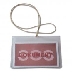 Ausweishülle für Dokumente zum Umhängen • Format 105mm x 75mm 