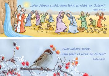 Tasse mit Bibel-Text 