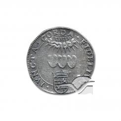 Gekrönter Utrechter Wappenschild unter drei Herzen (Replikat) 