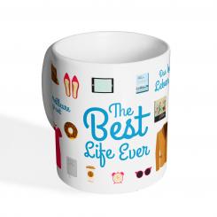 Tasse mit Motiv Life