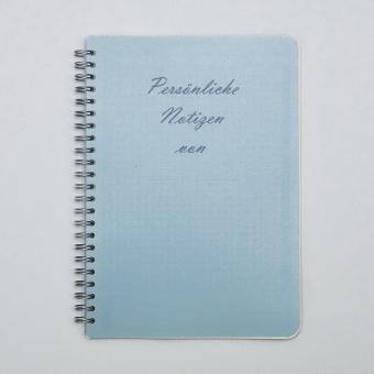 Notizbuch blau
