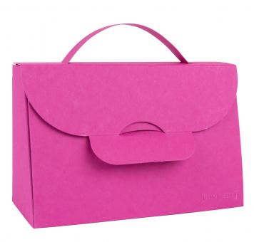 Falt-Artikel Handtasche klein pink