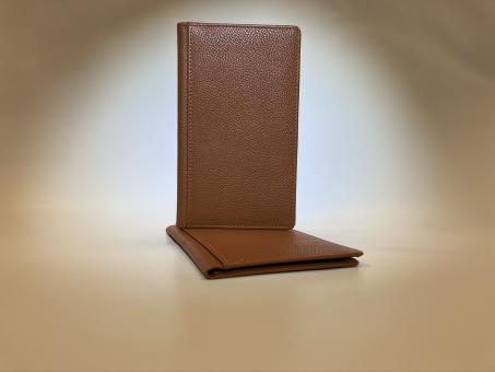 AKTION! Kalender Wechselsteckhülle Leder Terrakotta 