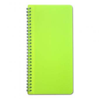 Traktatmäppchen neon-gelb mit Namensaufdruck