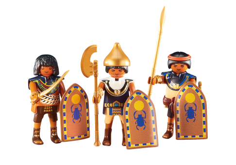 Spielfigur 3 ägyptische Soldaten 
