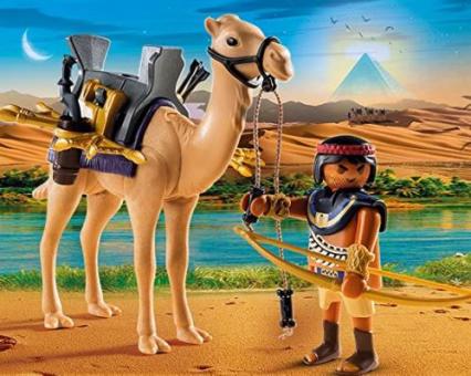 Spielfigur Beduine mit Kamel 