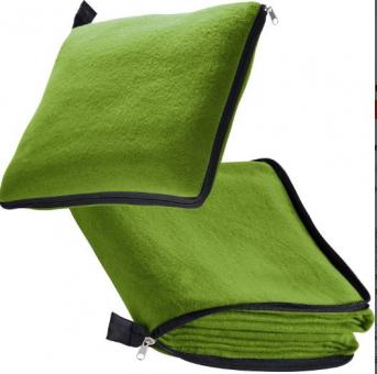 Notfall-Decke-Kissen Kombination Kissen GRÜN