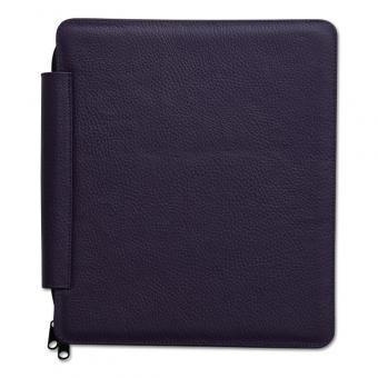 Tablet- Dienstmappe in Leder lila 