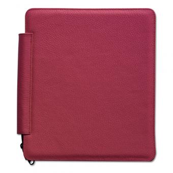 Tablet- Dienstmappe in Leder pink 