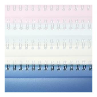 Klarsichtmappe im Zeitschriftenformat (16 Hüllen) blau mit Namensaufdruck